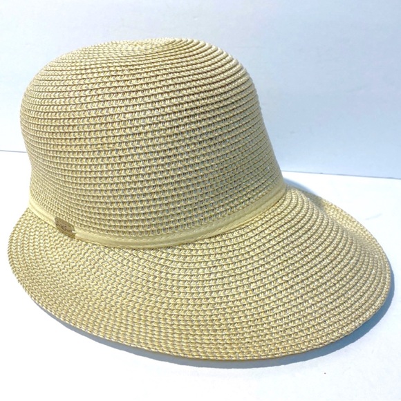 Sun N Sand Woven Metallic Lurex Thread Backless Hat - Picture 2 of 9